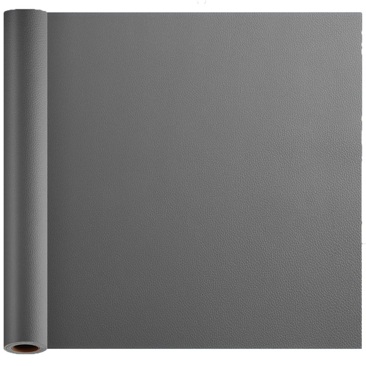 SZMMG Leder Reparatur Set Dunkelgrau, Kunstleder Selbstklebend 90 x 200 cm, Schnellreparation, Kunstleder Reparaturset Flicken Aufkleber Patch für Autositze, Möbel, Sofaleder, Taschen