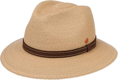 Mayser Mathis Raffia Hat with UV Protection Women/Men Nature 7 3/4