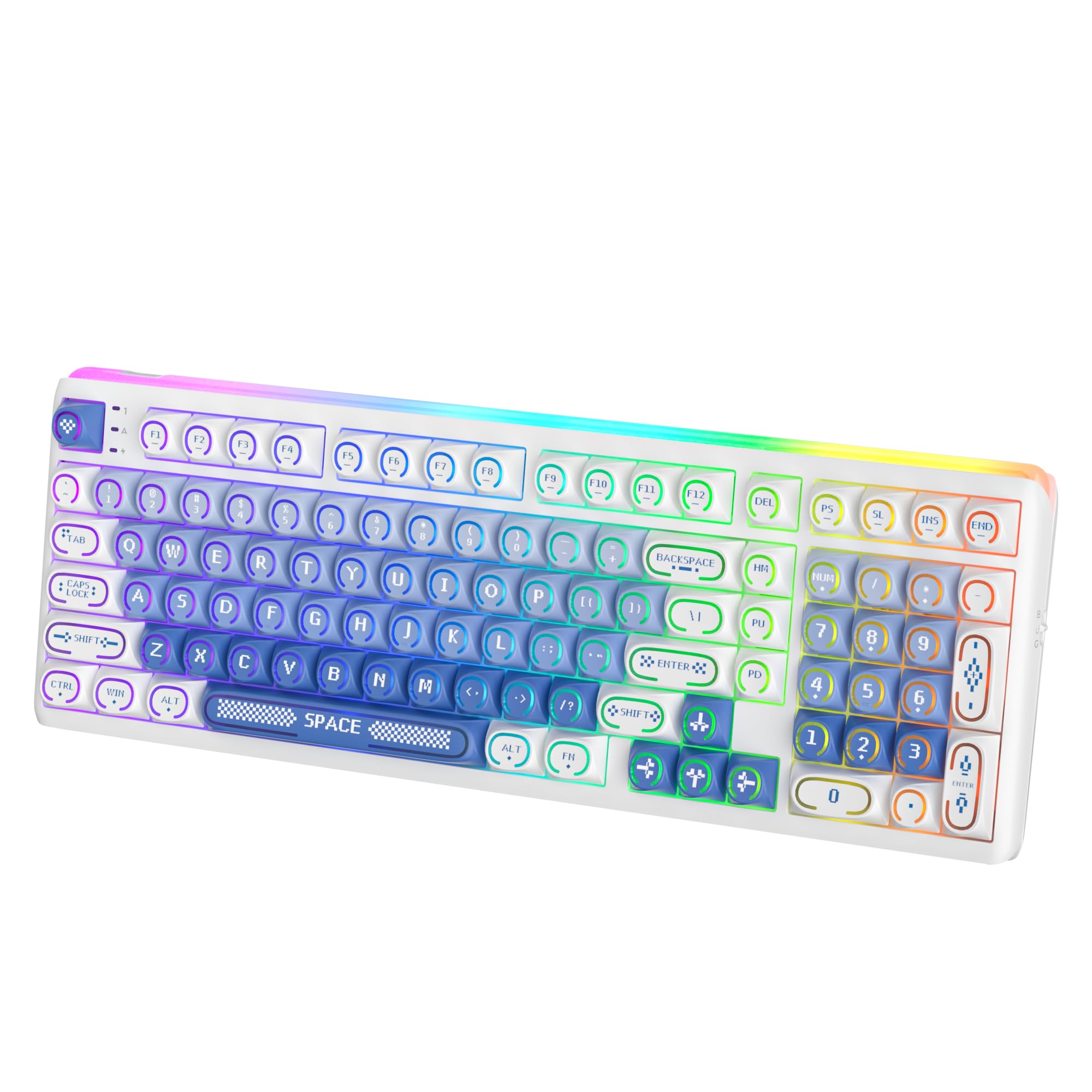 RK ROYAL KLUDGE R99 Teclado mecánico inalámbrico 8K interruptores,QWERTY