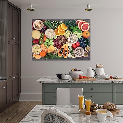 Vista 263 de Arte de decoración de pared para comedor, cocina, cocina, comedor, especias, verduras, cocina, comedor, decoración de pared, pintura artística