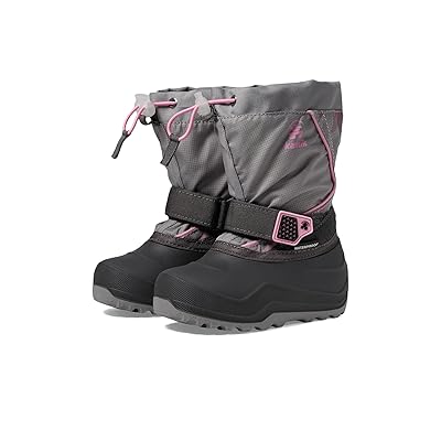 Kamik Kids Snowfall P2 (Little Kid/Toddler/Big Kid) Girls Shoes Light Grey Pink