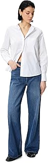KOTON womens Buttoned Long Sleeve Shirt