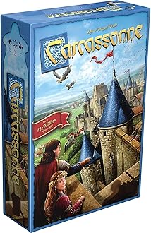 - Awestuffs Family Board Games for Adults and Kids - Ages 8 and up, 2 to 8 Players (Carcassonne)