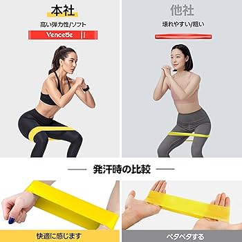 【ポチョ】フレックスバンド(黄色) 2個セット トレーニングチューブ ポチョ】フレックスバンド(黄色) 2個セット トレーニング