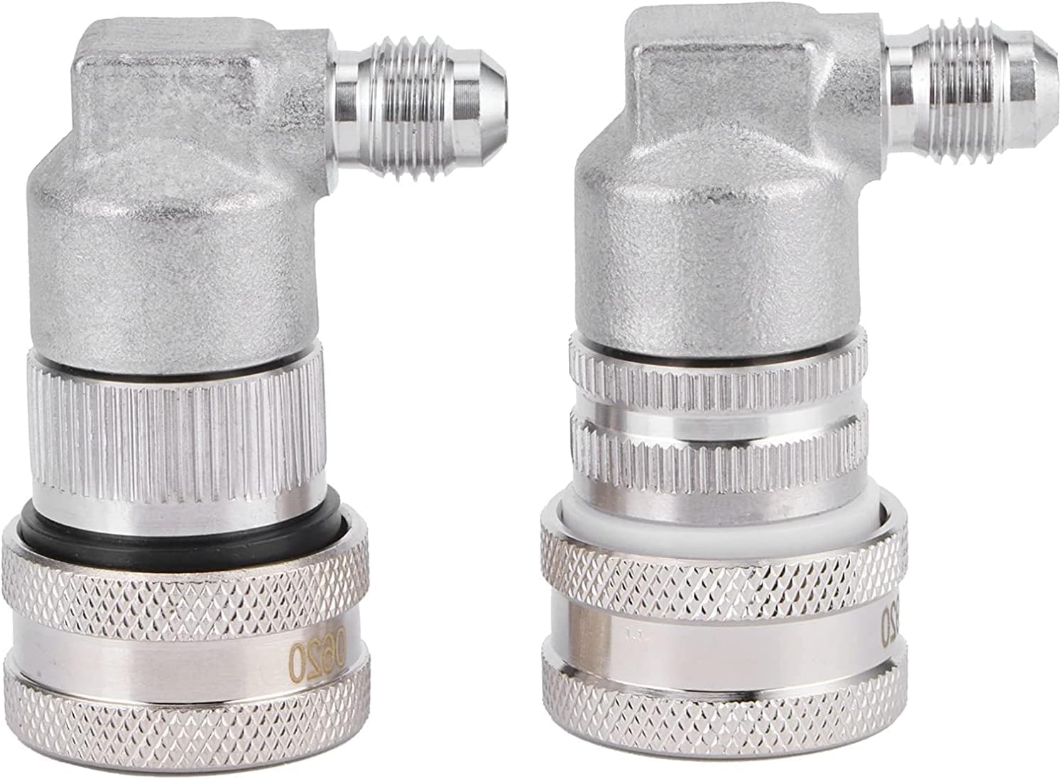 BREWIX Ball Lock Disconnect, 2PCS MFL 0.25in Threaded Gas Liquid Keg Fittings Stainless Steel