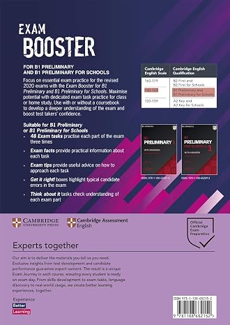 Exam Booster for Preliminary and Preliminary for Schools with Answer Key with Audio for the Revised 2020 Exams: Photocopiable Exam Resources for Teachers (Cambridge English Exam Boosters)