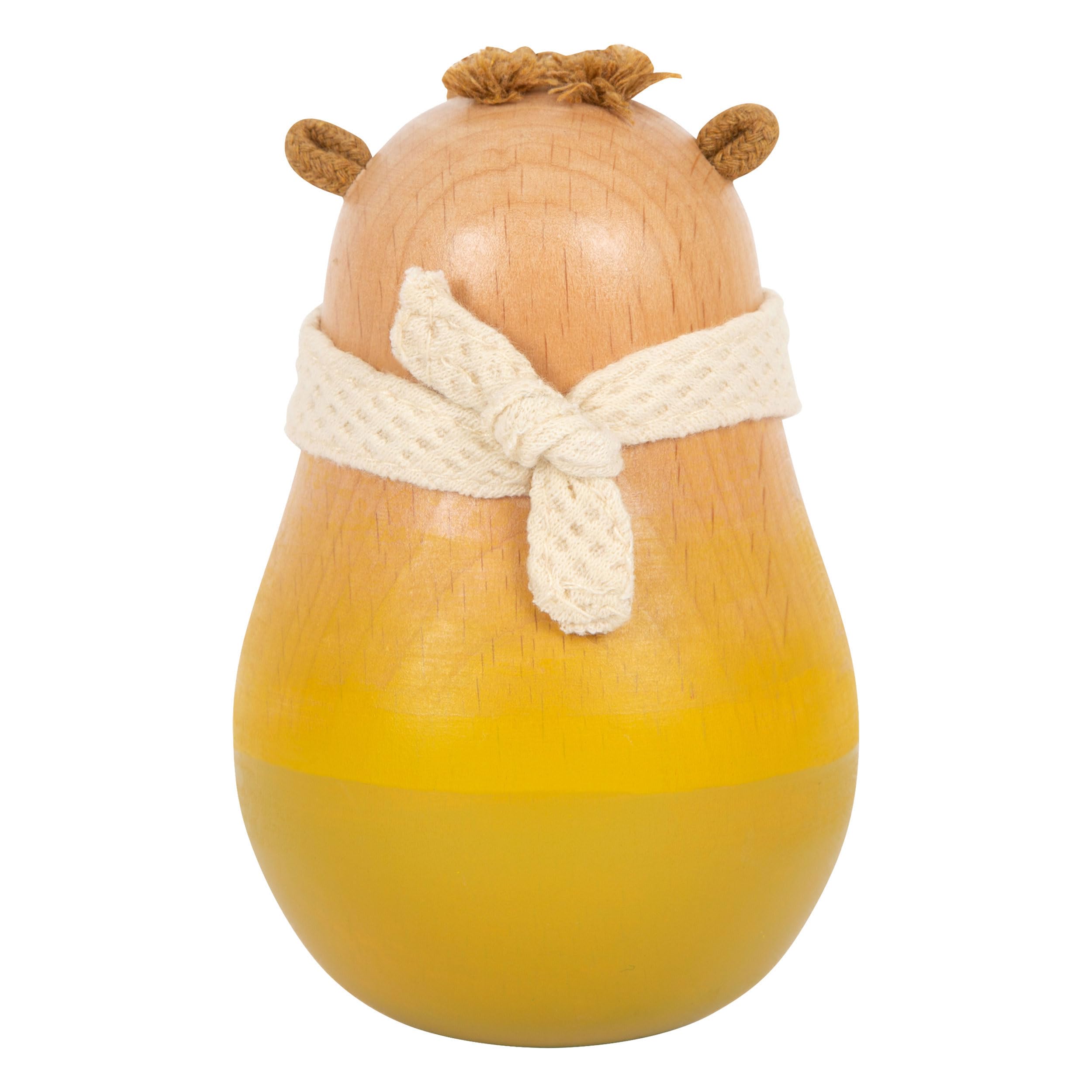 Small Foot Culbuto Jouet pour bébé Seaside en Bois, Jouet pour bébé en Forme de Loutre avec Sons, dès 8 Mois, 12332