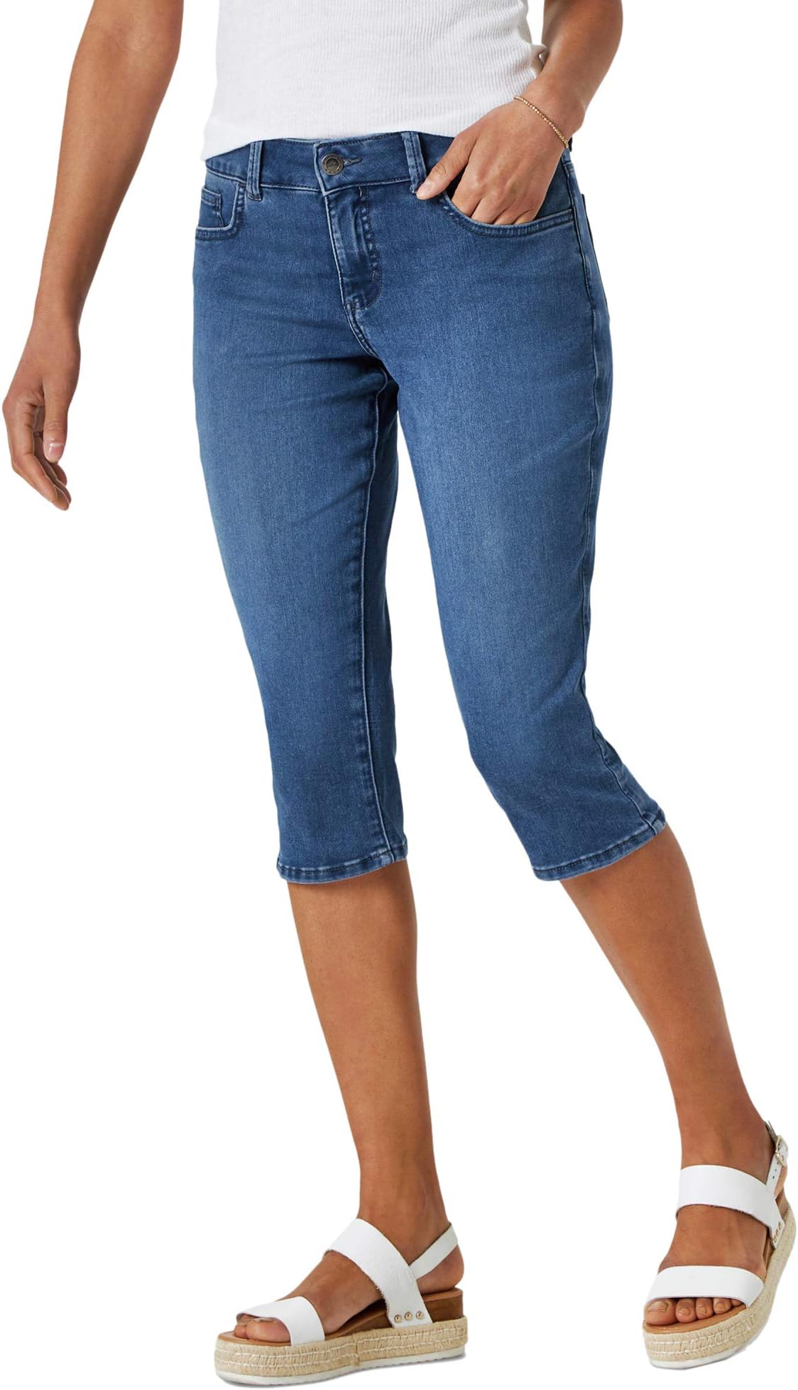 Riders by Lee IndigoWomen's Ultra Soft Denim Capri