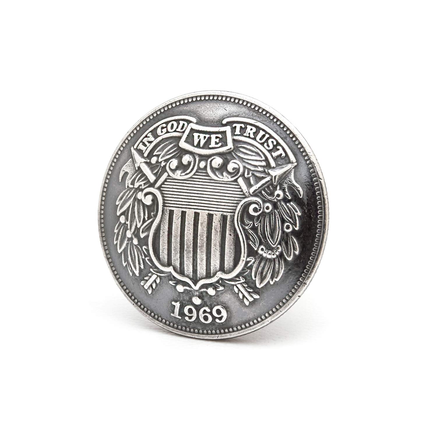 Amazon | [ファニー] 2セントレプリカ コンチョ 31mm [ネジ式