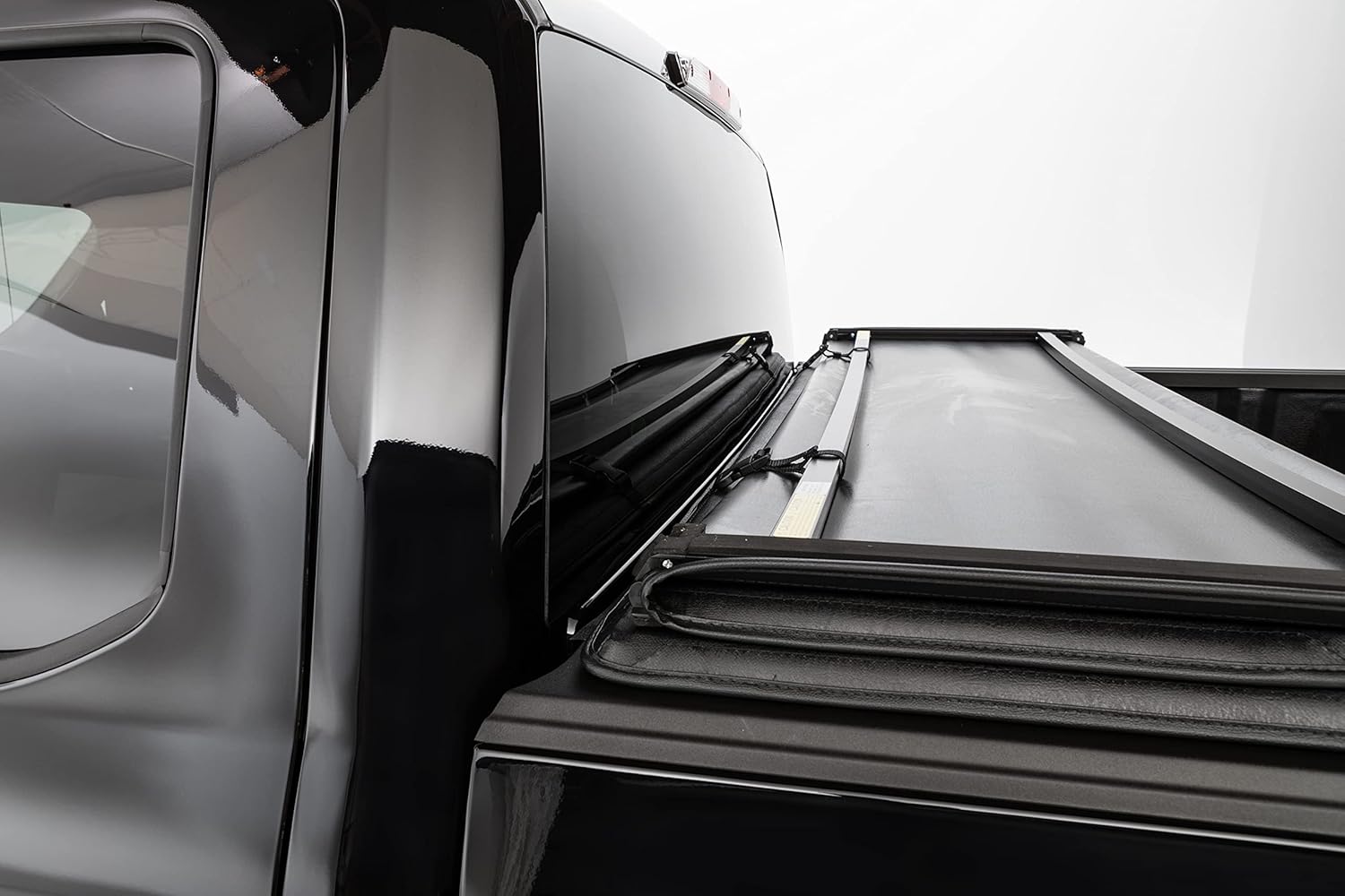 LEER Latitude Soft Folding Tonneau Cover, Fits 2020-2026 GM Silverado/Sierra with 6'9" Truck Bed