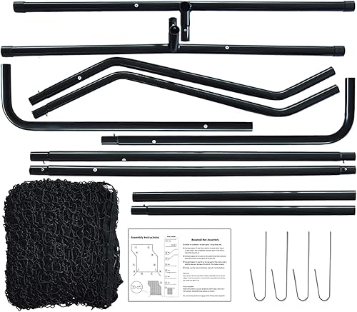 Miniatura 6 de Pantalla de béisbol y sóftbol, pantalla de lanzamiento, pantalla Z de 7 x 5 pies, pantalla de béisbol y sóftbol, pantalla de seguridad de