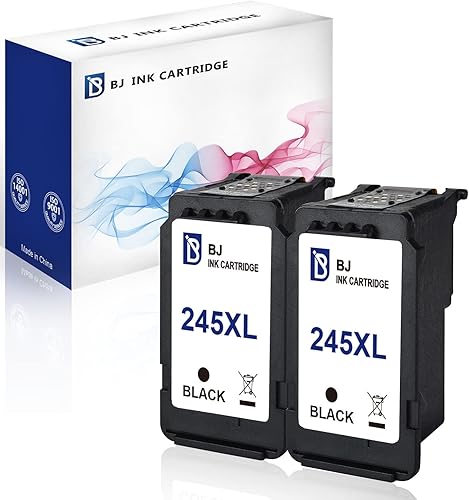 BJ Cartuchos de tinta de repuesto para Canon PG-245XL 245 XL compatible con impresora Canon PIXMA MG2520 MG2920 MG2922 MG2924 MG2420 MG2522 MG2525