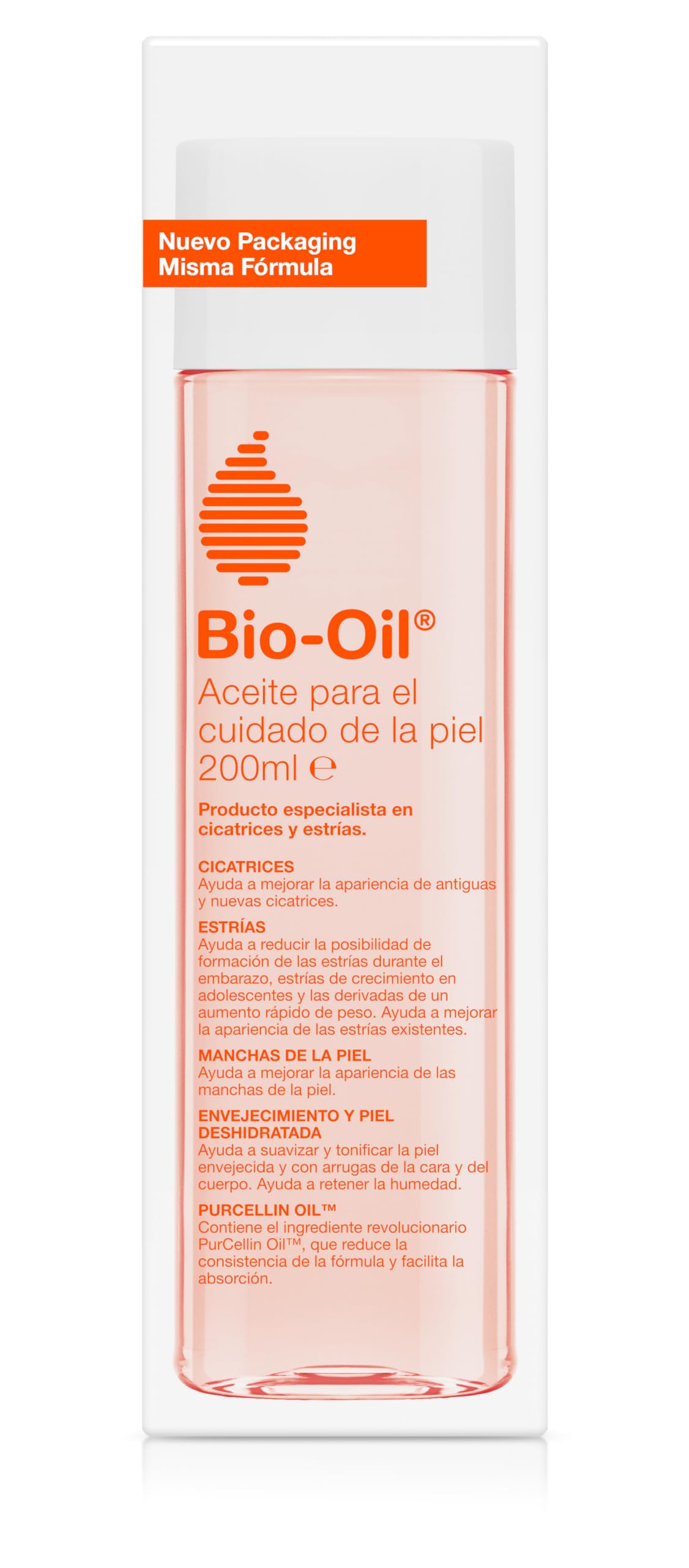 Bio-Oil | Olejek do pielęgnacji skóry z rozstępami, bliznami i plamami | Zabieg na ciało i twarz | 200 ml
