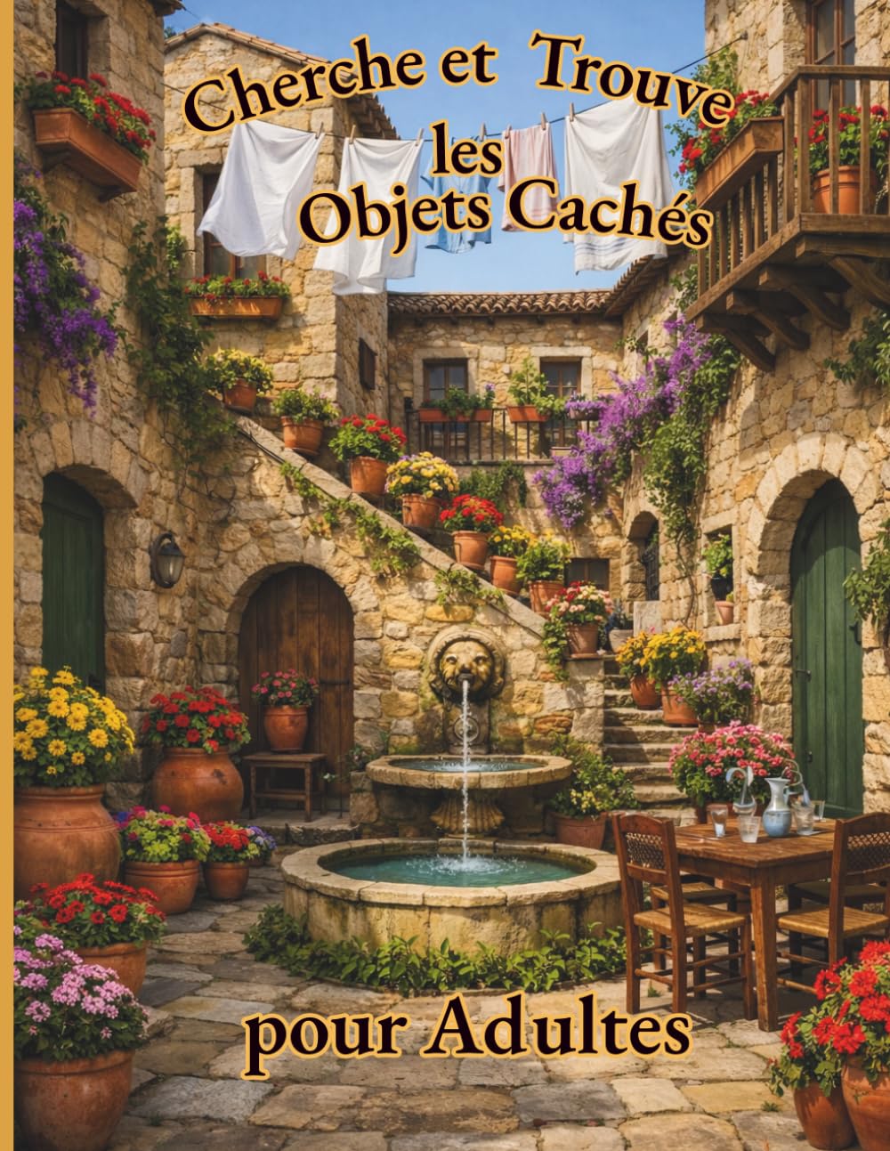 Cherche et Trouve Les Objets Cachés Pour Adultes: 20 Jeux Cherche et Trouve en Grand Format avec 36 Objets Cachés dans Chaque Image – Un Jeu d’Observation Relaxant pour Adultes et Seniors