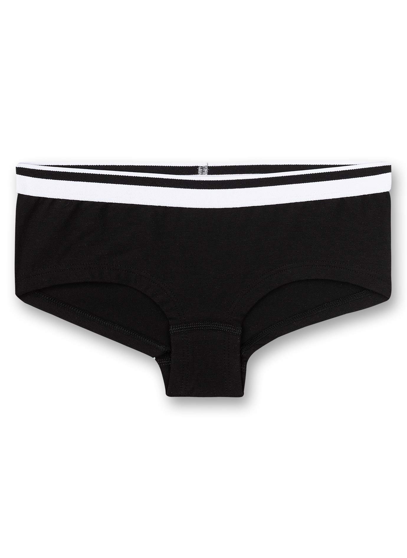 Sanetta Mädchen-Hipster schwarz | Hochwertige und nachhaltige Unterhose für Mädchen aus Baumwolle. Unterwäsche für Mädchen