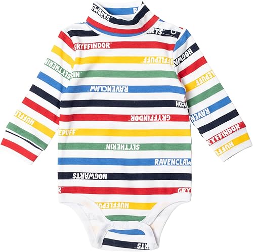 Miniatura 2 de Harry Potter Slytherin Ravenclaw Gryffindor - Body de cuello alto para bebé, 2 unidades