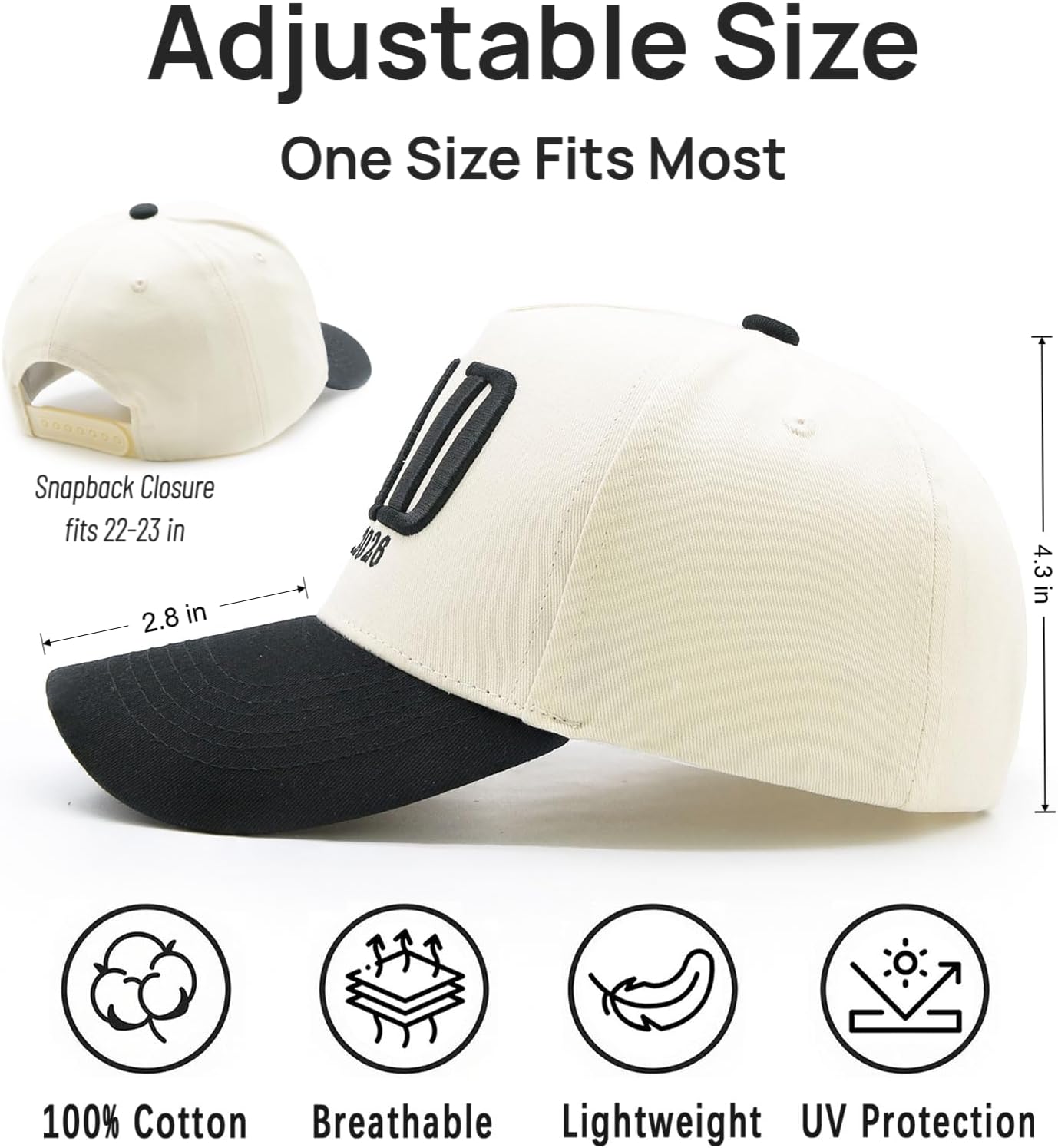Dad Est 2026 Hat for Men, Pregnancy Announcement for Husband, New Dad Gift Cool Trucker Hat from Daughter Son Wife