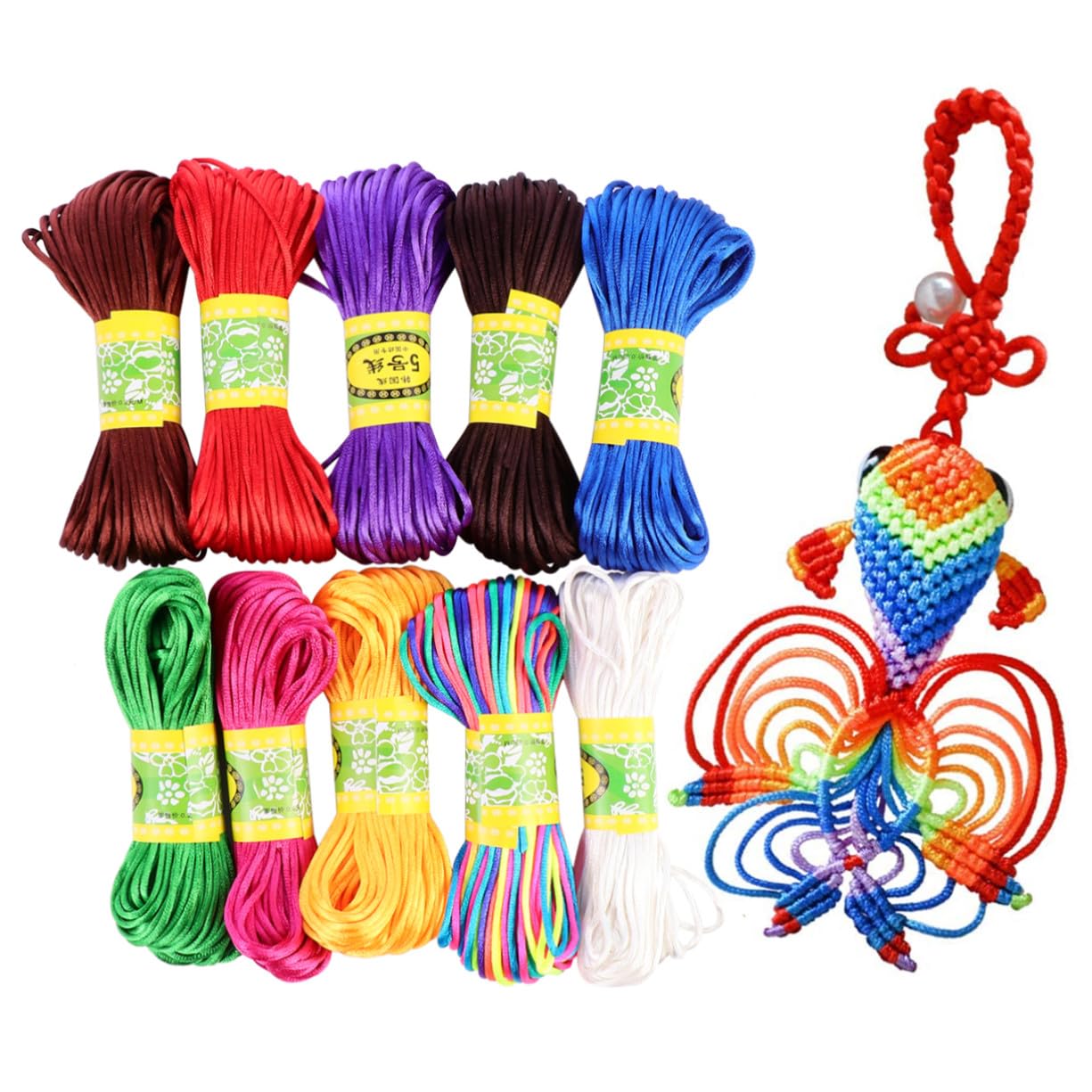 Cordon rat tressé main pour bracelets DIY et ateliers créatifs