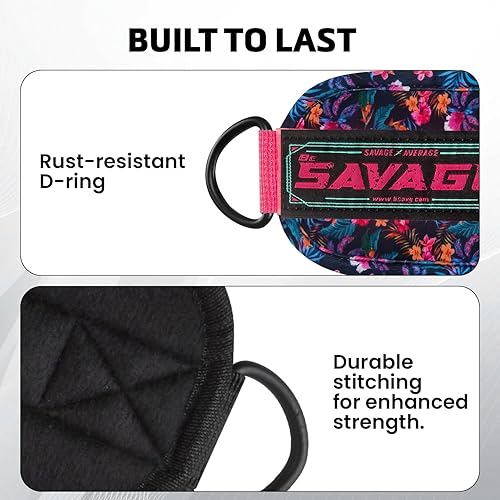 Miniatura 9 de Correa de tobillo para accesorios de máquina de cable  Tobillera de gimnasio para patadas, entrenamientos de glúteos, extensiones de piernas,