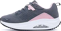 Womens Plantar Fasciitis Walking Shoes Arch Support Tennis Casual Gym Workout Orthotic Fashion Sneakers for Foot Pain Relief US Size 6-11