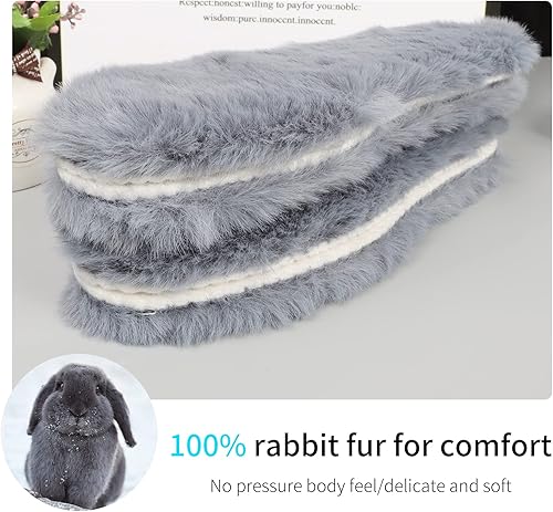 Miniatura 2 de Plantillas de zapatos de piel cálida  Inserto grueso para botas de invierno, suave y cómodo, forro de repuesto para botas de zapatos de hombre 11