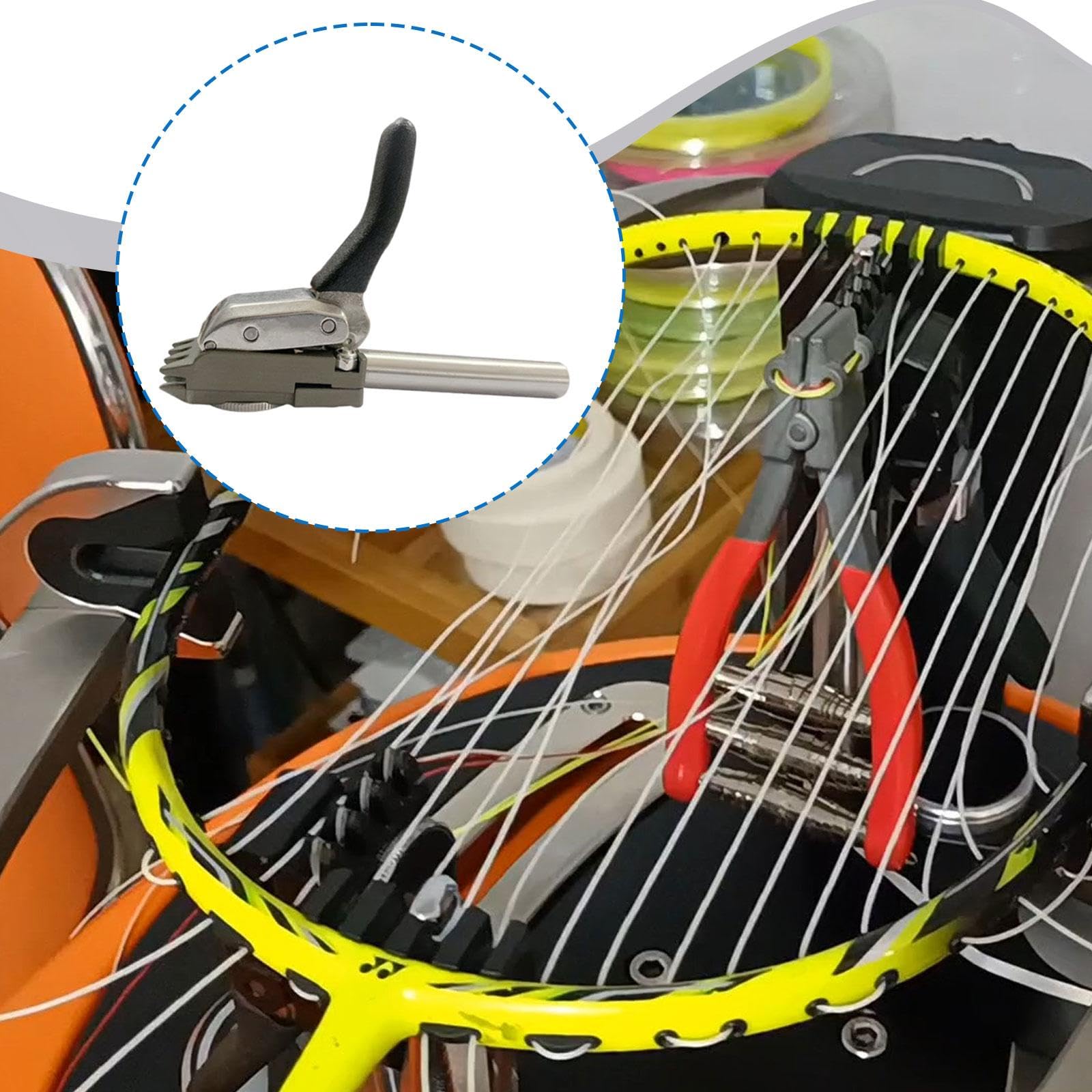 Qianly Macchina Incordatrice per Racchette da Tennis, Macchina Incordatrice Facile da Usare, Portatile