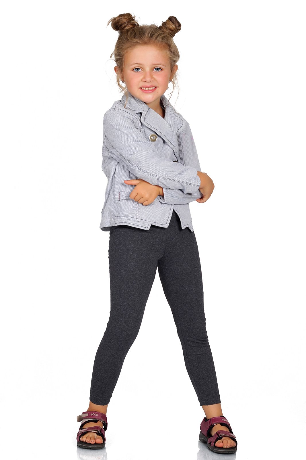 FUTURO FASHION Girls Children Full Length Plain Cotton Leggings Cycling Casual Wear Infant Trousers Leggings Solid Tights Pants for Kids — view 22