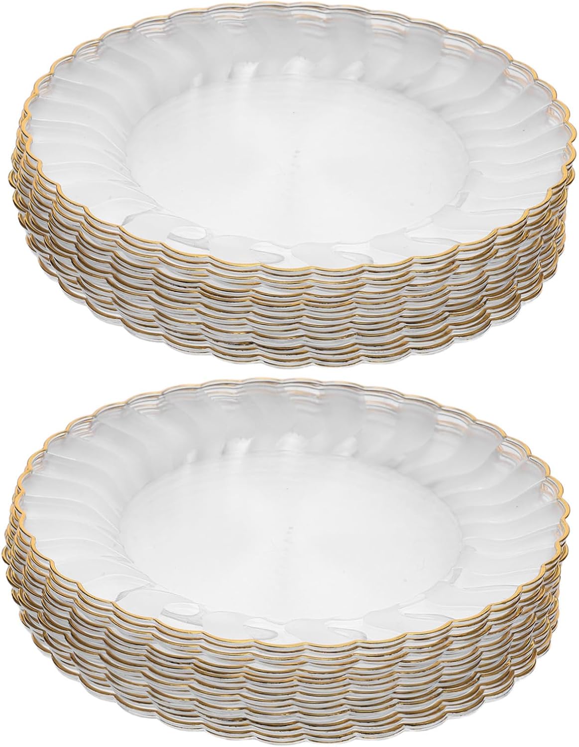 STOBAZA 50個 プラスチック プレート レセプション用 小さい 丸い プレート 誕生日 パーティー 小さい パーティー フル