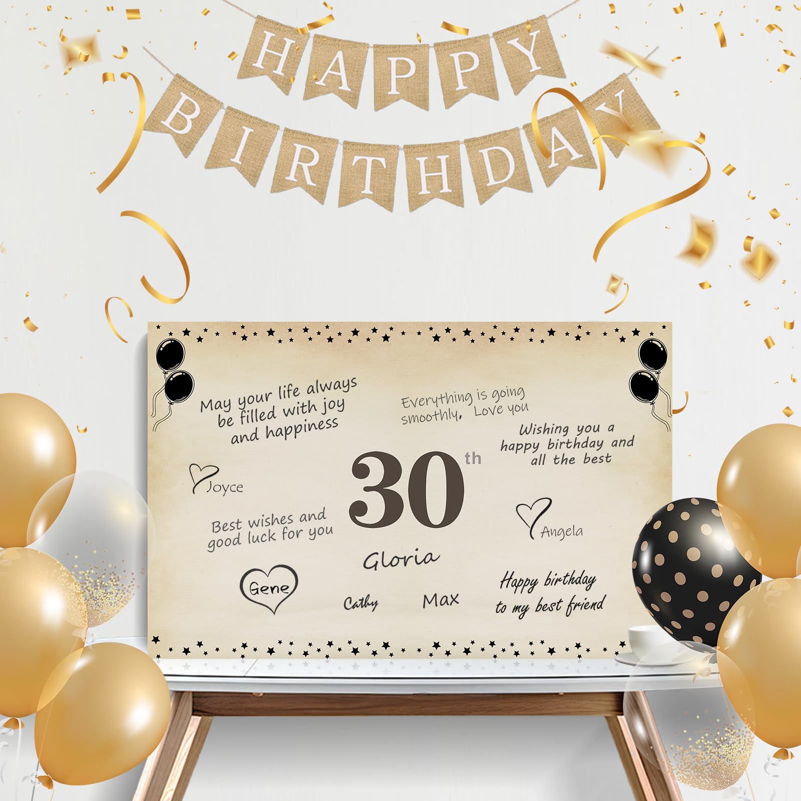 Uiorgui Large 30th Birthday Cards for Men Women, Vintage 1996