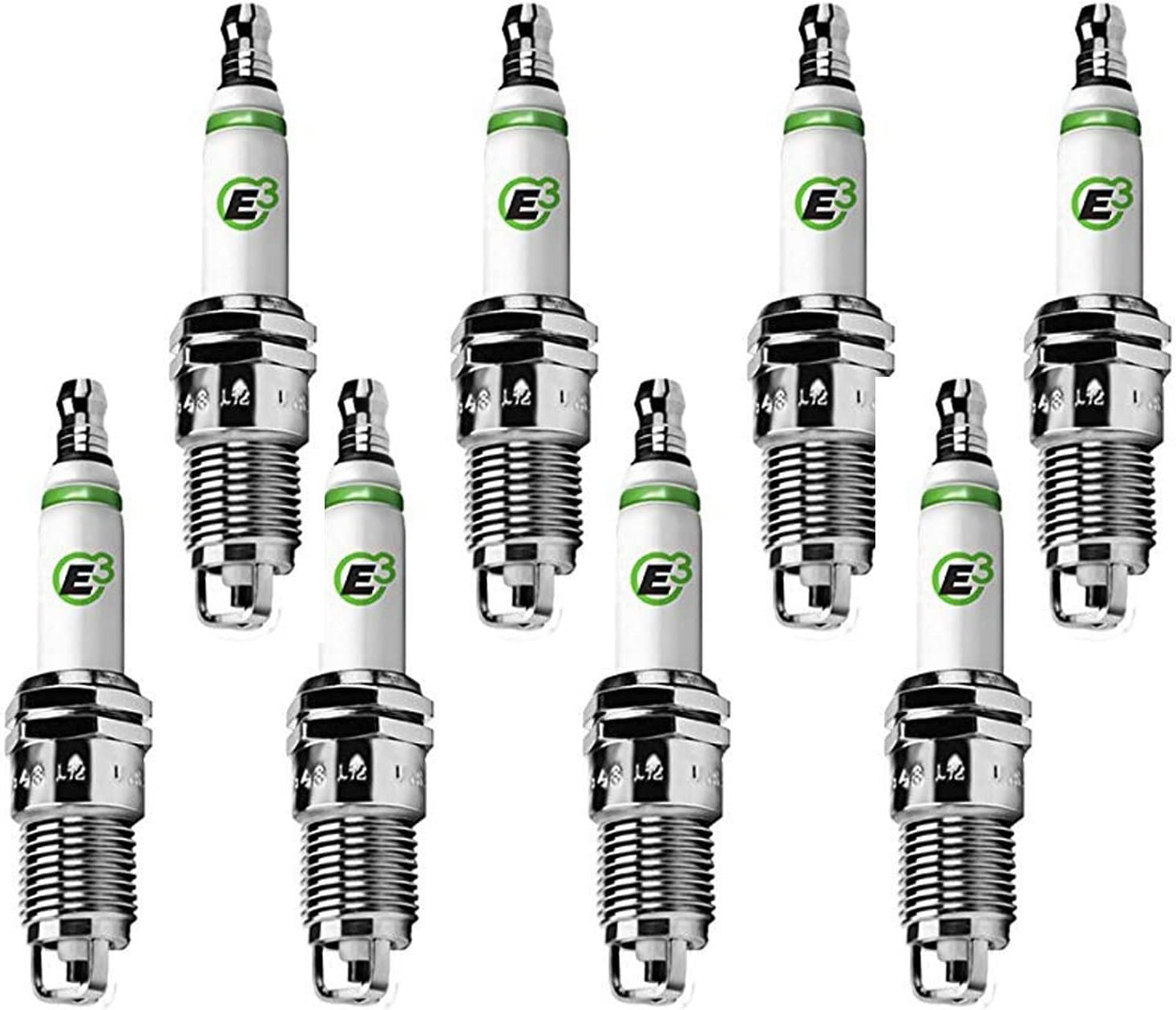 E3.48 E3 Premium Automotive Spark Plugs (8PACK) Automotive