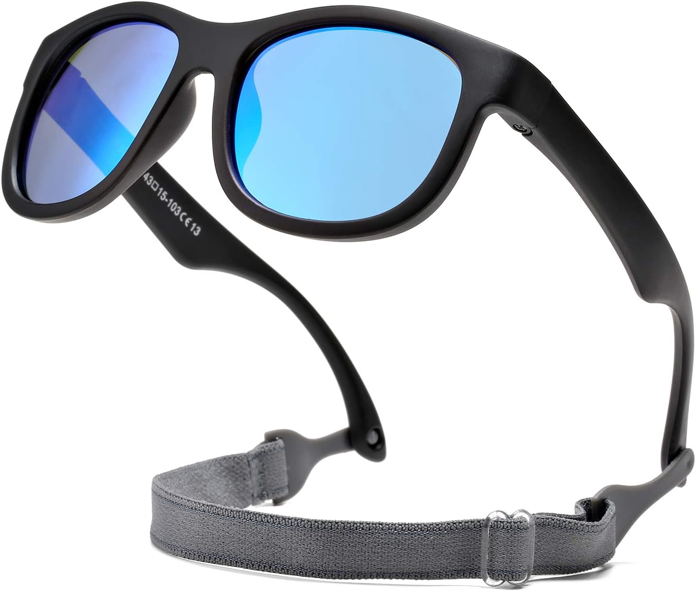 Hycredi Flexible Polarized Sunglasses with Strap for Baby Age 0-2 Years