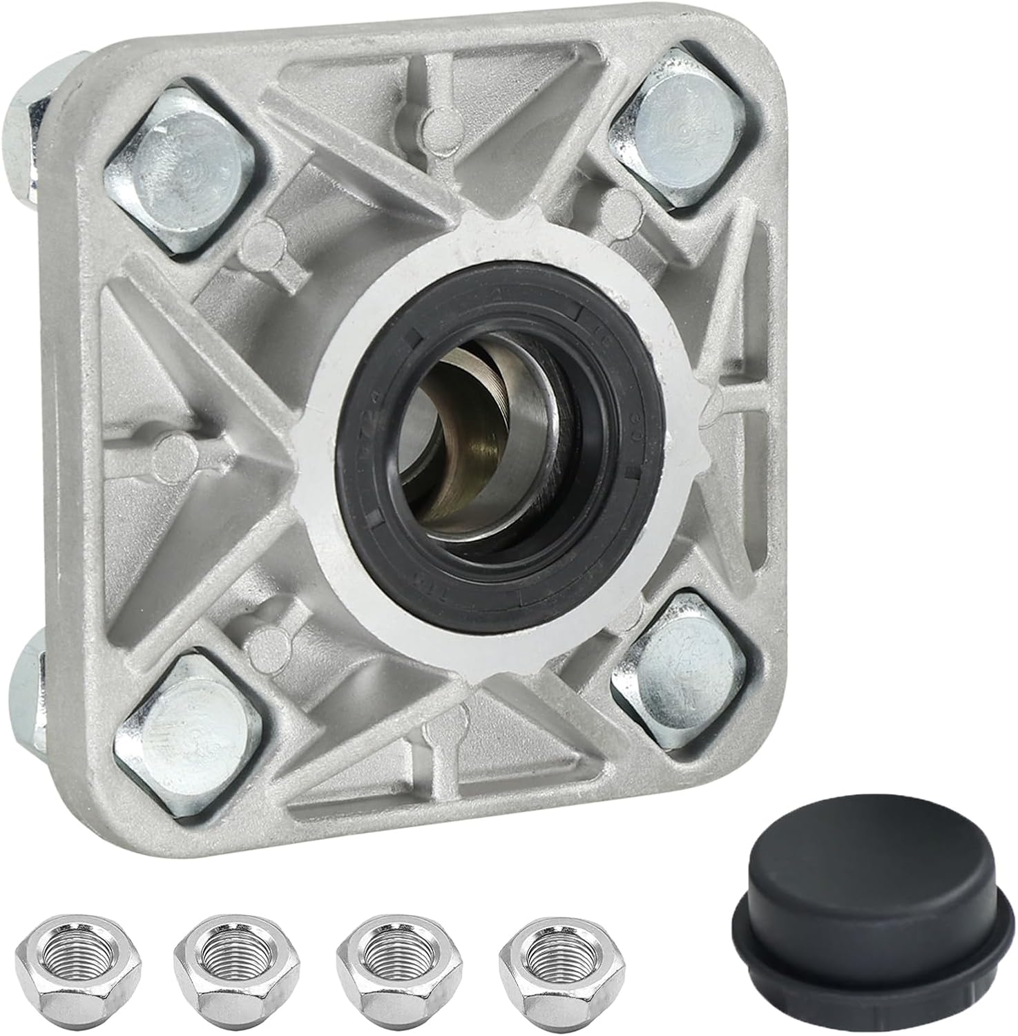 Golf Cart Front Wheel Hub Assembly for Yamaha G2/G8/G9/G14/G16/G19/G22/G29 Drive, Replace OEM#JG5-WF511-10-00,JG5-WF511-00