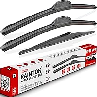 Vista 31 de Juego de limpiaparabrisas de 24" 17" 10" de repuesto para Dodge Caliber 2007 2008 2009 2010 2011 2012, limpiaparabrisas delantero y trasero