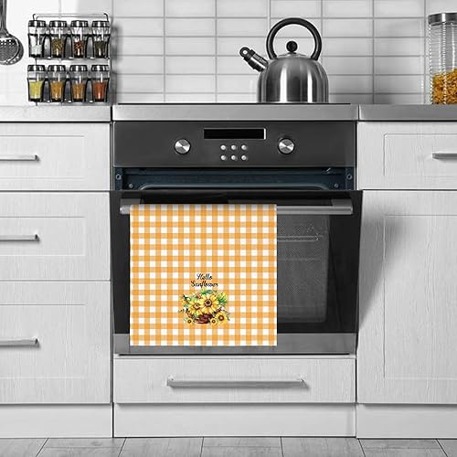 Miniatura 7 de Nialnant Toallas de cocina de girasol, regalos de girasol para mujeres, regalos de inauguración de la casa para nueva casa, paños de cocina