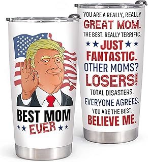 Gifts for Mom from Daughter, Son, Kids - Mom Gifts from Daughter, Son for Christmas, Mothers Day - Birthday Gifts for Mom, Mom Birthday Gifts - Funny Presents for Mom, Best Mom Ever Gifts Tumbler 20Oz