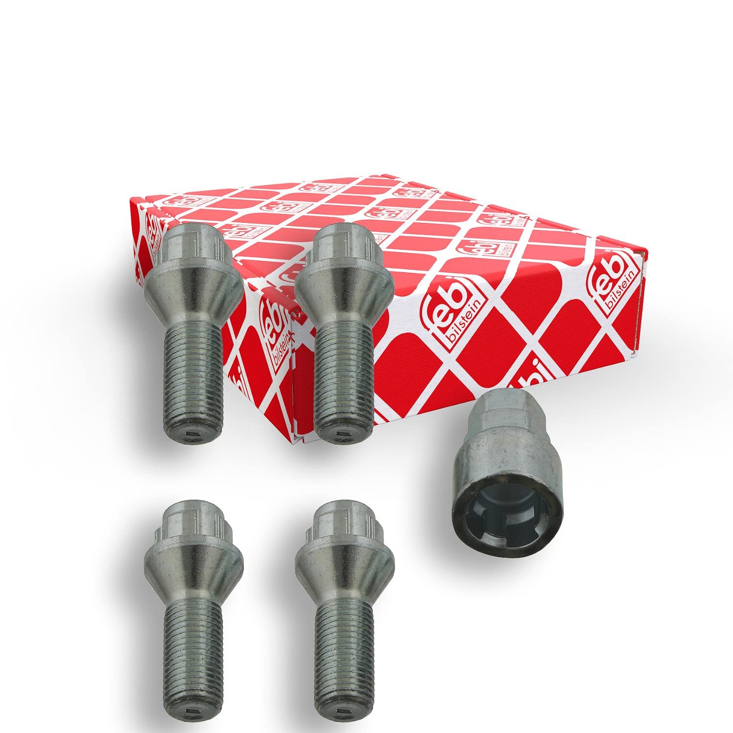 Lockable Wheel Bolt Kit Febi 27055 B430 For Lancia Zeta 1994-2003