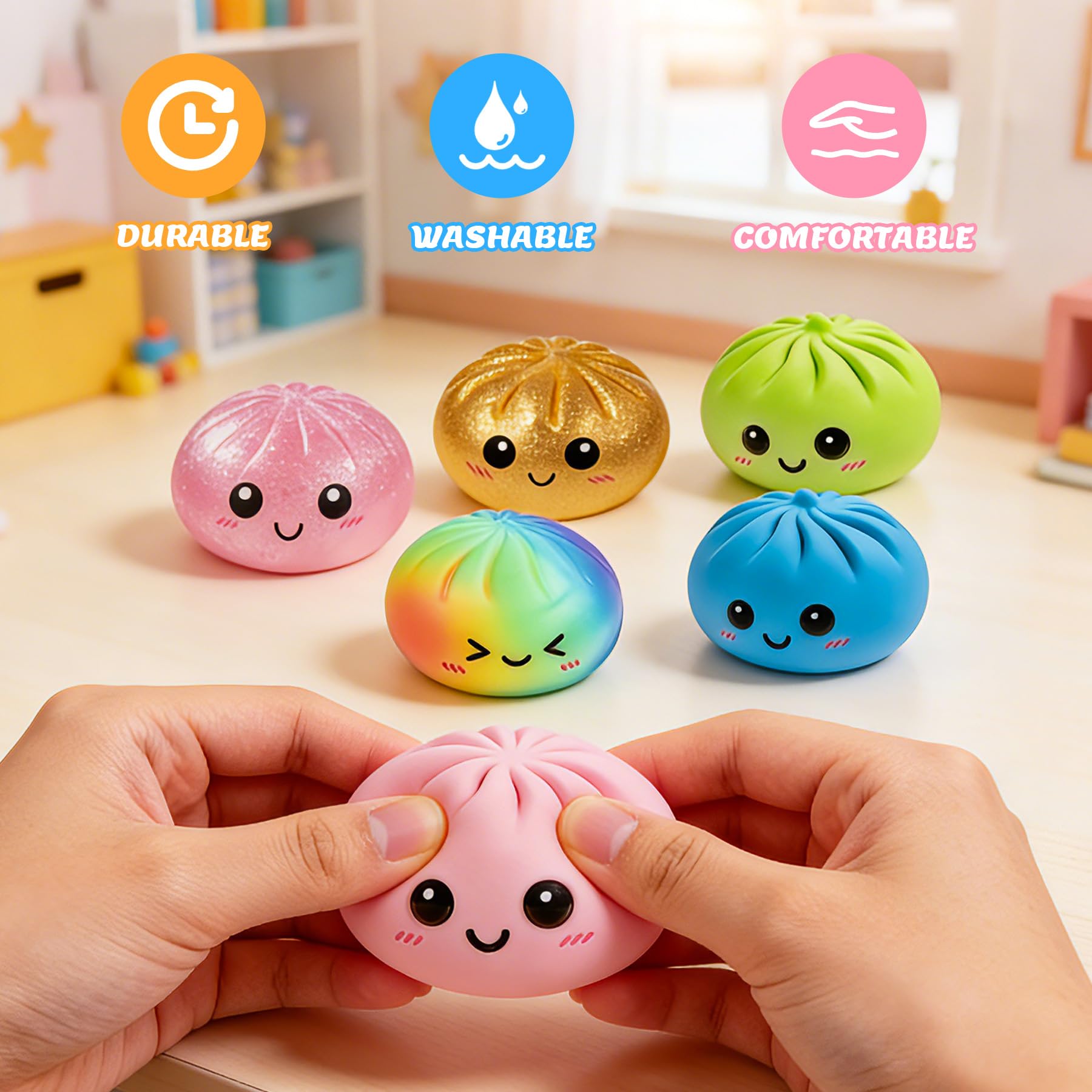 Dumpling squishies (4pc Dumpling squishies) — view 3