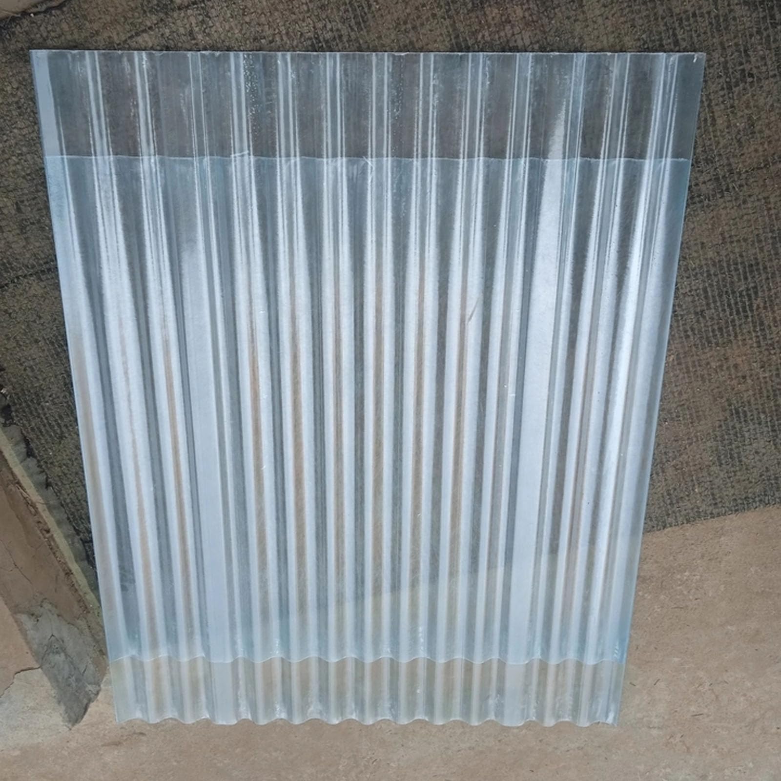 2mm Hojas De Techo Corrugado,2/5/7/8/10/13/15pcs Paneles Para Tejado Resistentes Al Impacto,FRP Con Resistencia A Los Rayos UV,Chapa Ondulada Para Invernaderos (0.9×1.3m,2pcs)