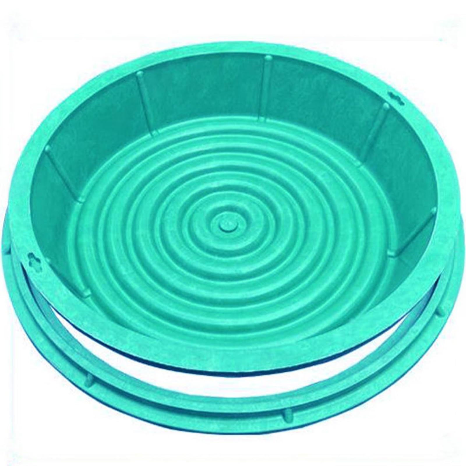 Chiusino Pozzetto Invisibile in Resina Composita, Chiusino Botola e Telaio, Capacità di Carico 80 Kg per Parchi, Prati, Piante da Piantare(60 * 60 * 13cm/24 * 24 * 5in)