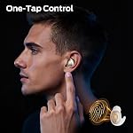 Monster Sommeil Ear100 Des boudins d'oreilles, Mini Casque avec son stéréo, design pour sleeper latéral, 32H Temps de jeu, Bluetooth 6.0, ENC Annule le bruit, IPX6 Ecouteurs de sommeil imperméables, blanc