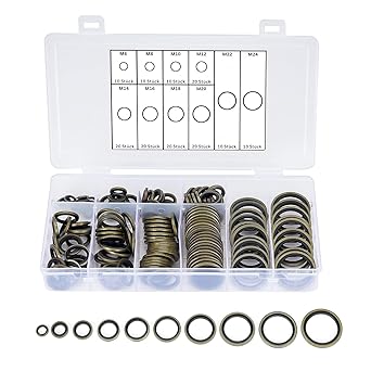 180 Stück Ölablassschraube Dichtungen Set - O-Ring Sortiment Für Auto & Industrie