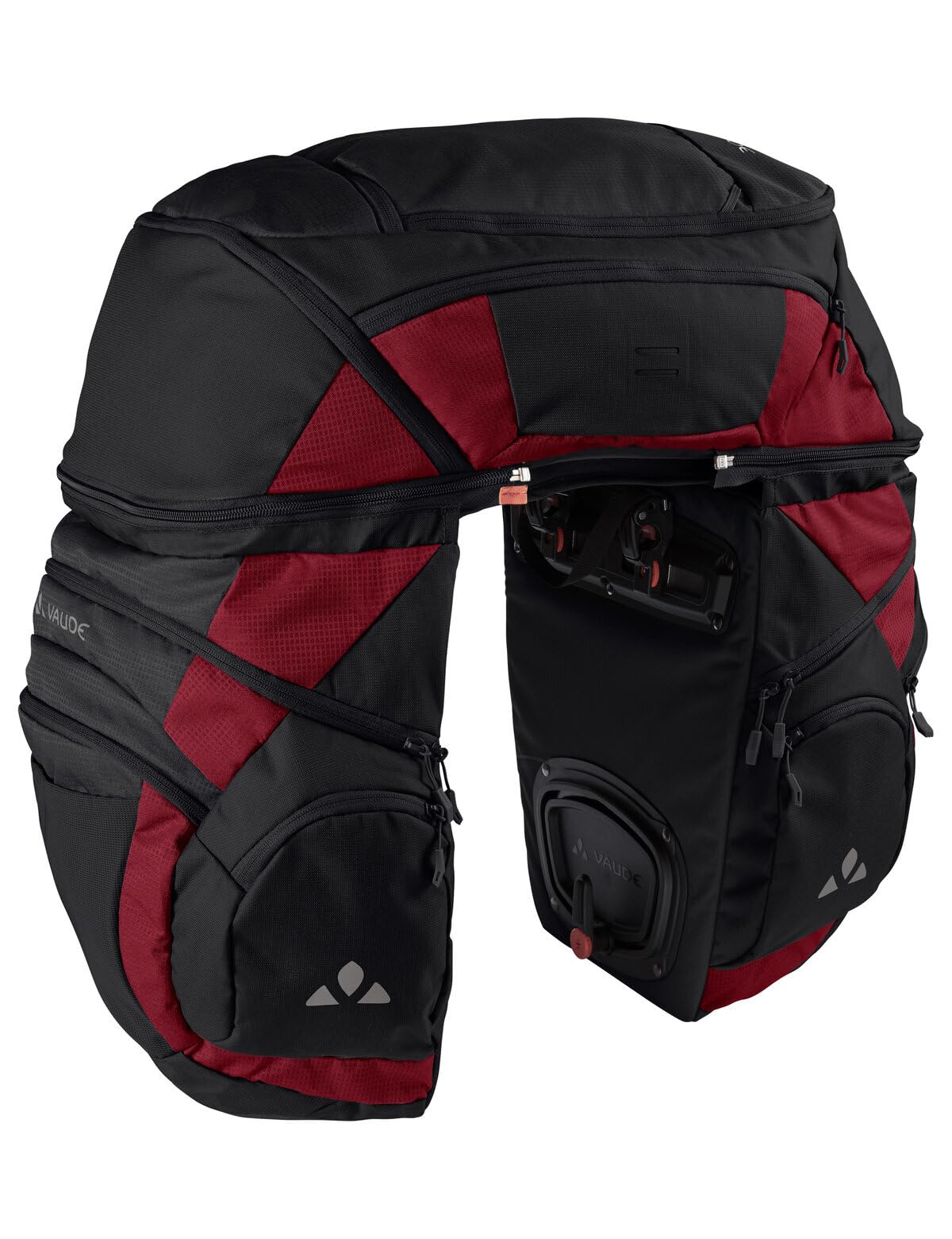 VAUDE Karakorum Pro - Borsa da bicicletta per bicicletta, grande borsa posteriore per bicicletta (68L)