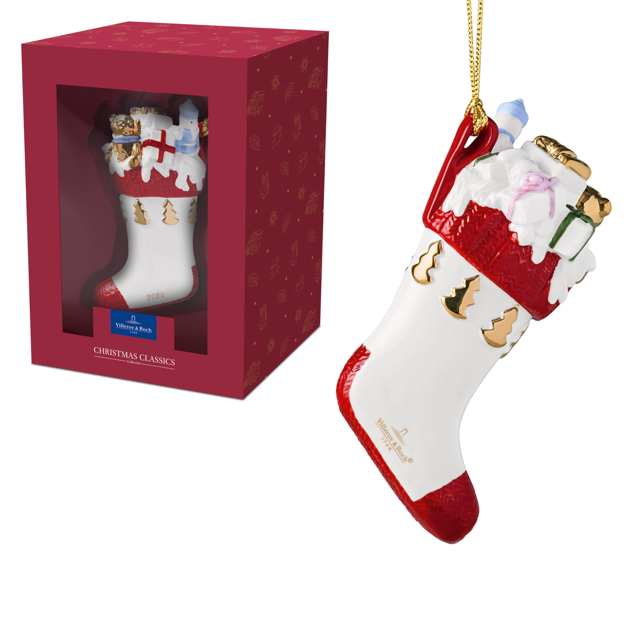 Villeroy & Boch Colorful Annual Ornaments Tree Ornament Boot 7 Cm