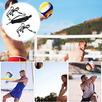 Volleyball Hitting Trainer, Solo Adjustable Training Aid, Volleyball Practice Equipment to Serve, Set, Hit, Perfect for Beginners and Experts, Single Training Tool