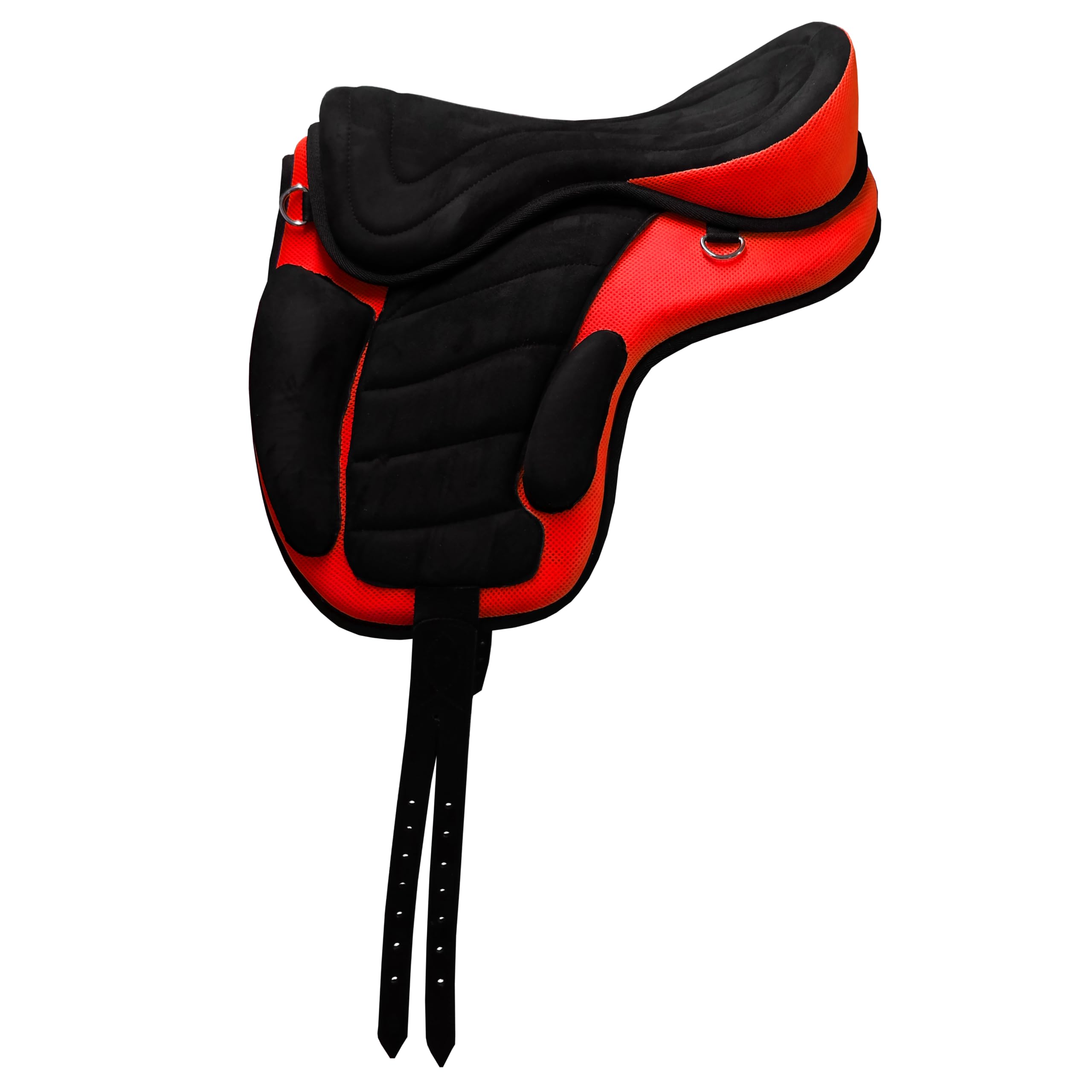 Brama West Selle Safety Taille d'assise 18" pour Chevaux Sangle Rouge