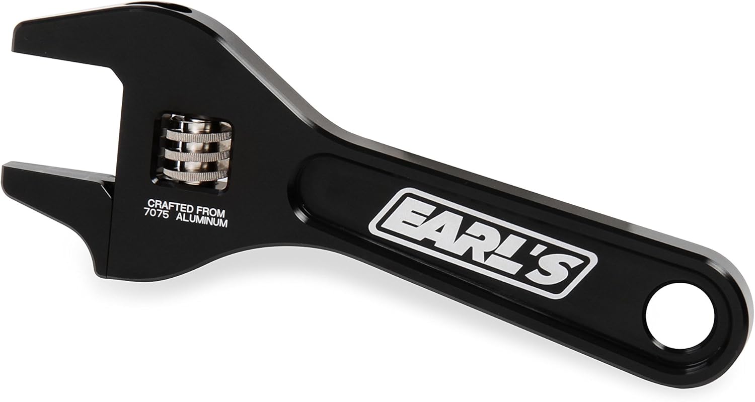 EARL'S PERFORMANCE PLUMBING Aluminum Adjustable An Fitting Wrench Fits -3 to -12 AN, (1 Wrench)