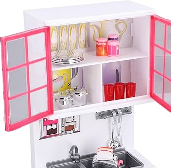 Amazon | 子供用プラスチックプレイキッチンおもちゃ 完全なキッズ