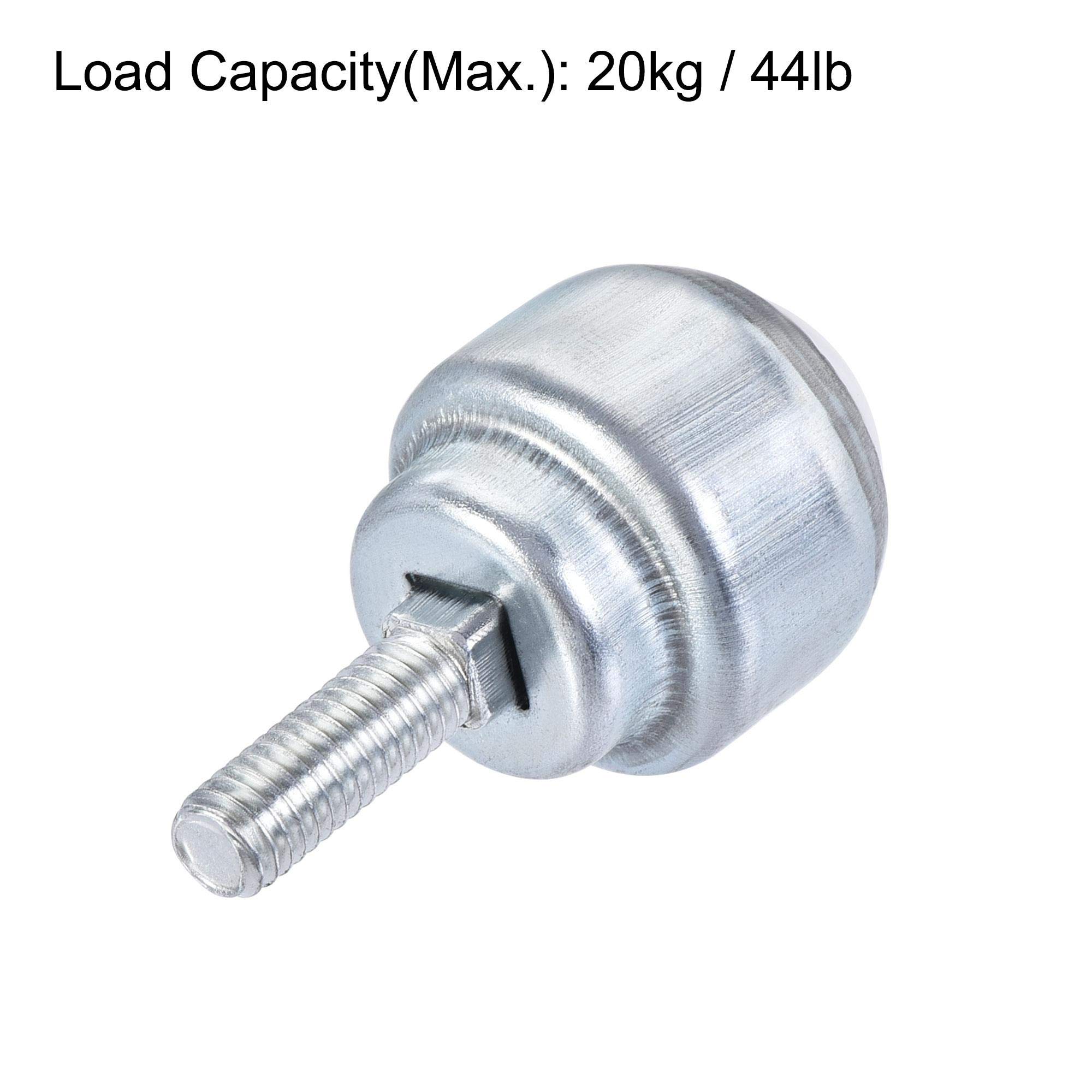 6 Roulements à Billes Nylon Sourcing Map 18mm - Capacité 44Lbs - Pour Systèmes De Transmission
