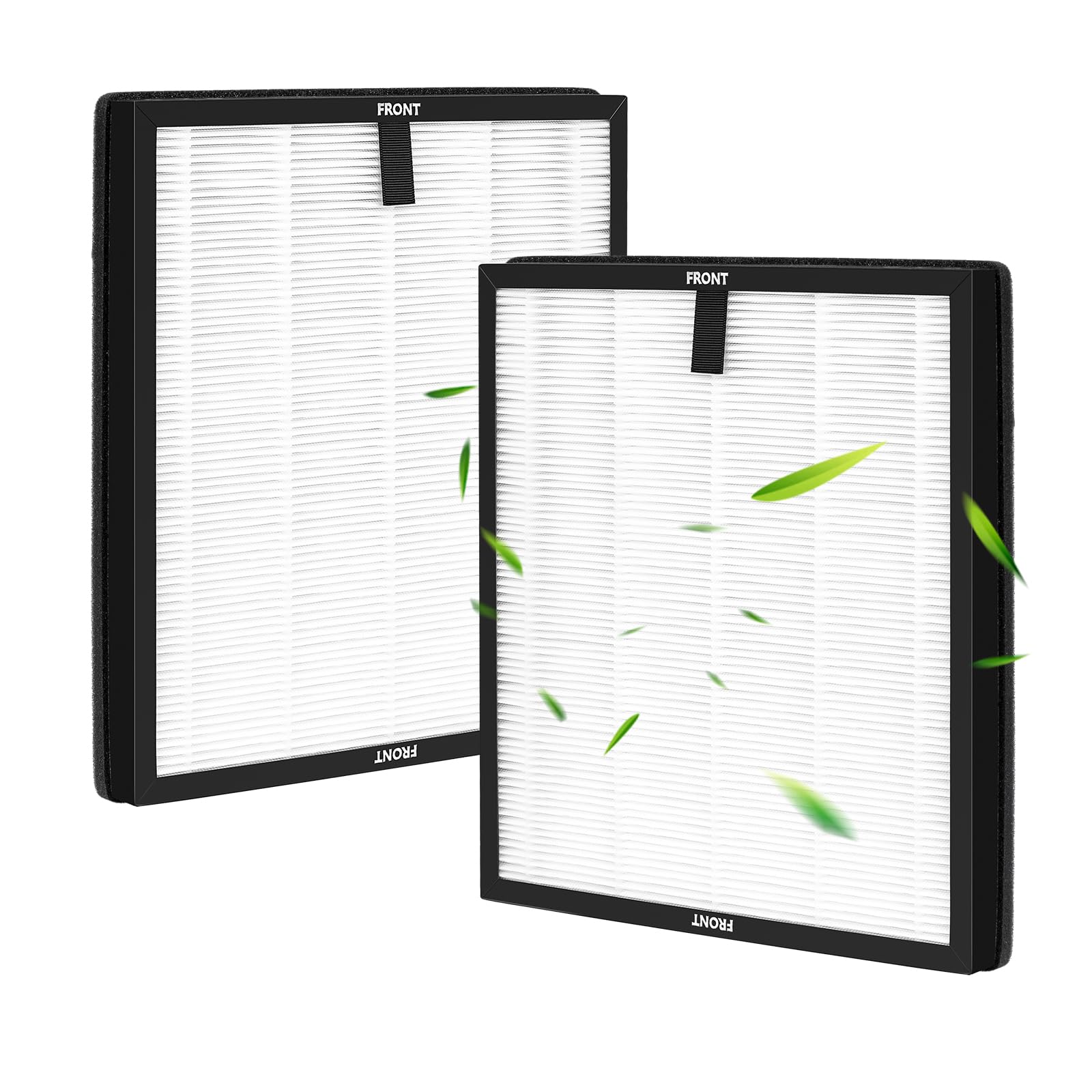 2 paquetes de filtros de repuesto para purificador de aire, compatible con purificador de aire Morento/Westhey HY4866, filtro de carbón activo 3 en 1 H13 True HEPA (2)