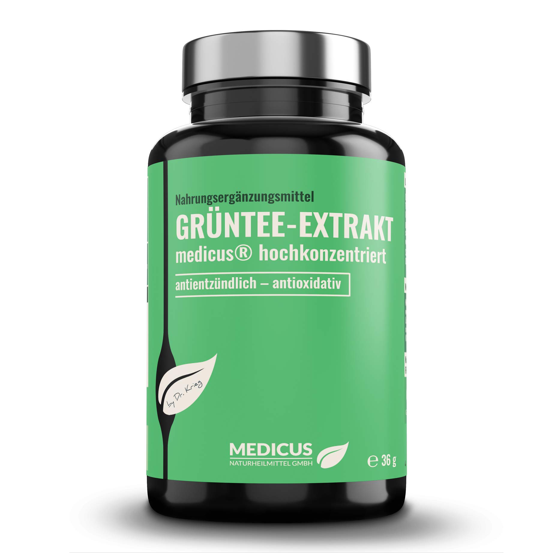 Dr. Fleckenstein Grüntee-Extrakt Hochkonzentriert – Grüntee-Extrakt mit mind. 98% EGCG
